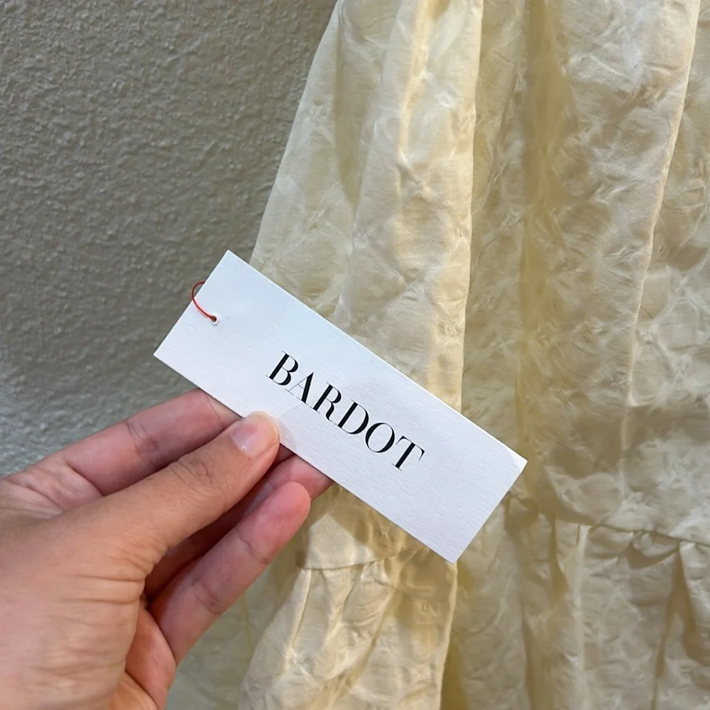 NWT Bardot Lucy Puff Sleeve Mini Dress 4 - Picture 11 of 16